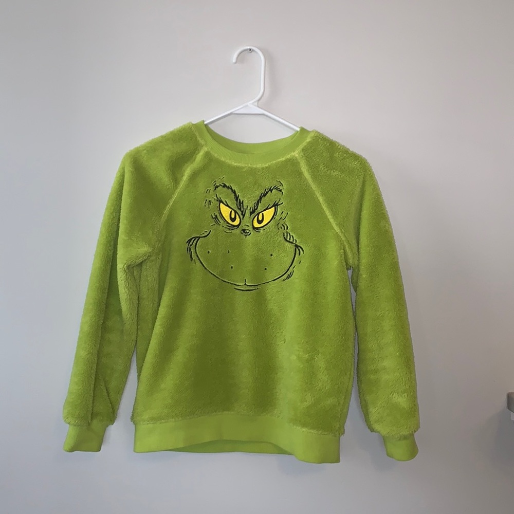 Hanna Andersson Grinch Marshmallow sweatshirt
